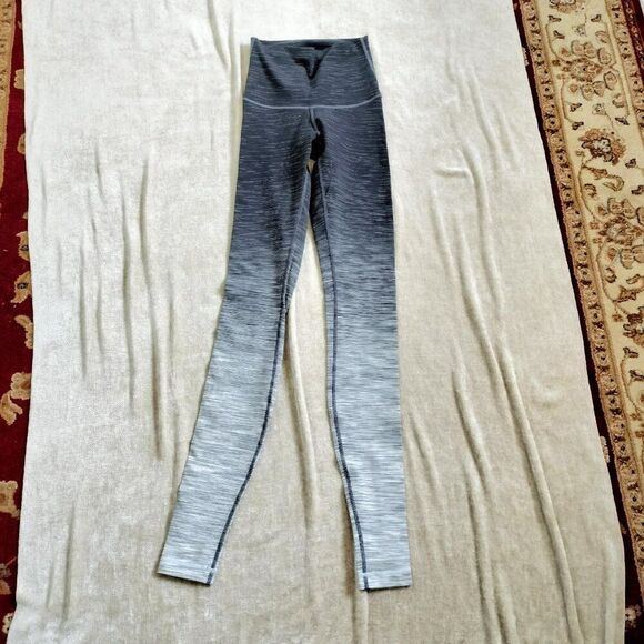 Lululemon Wunder Under High Rise Legging Ombre Black and Grey Size 2 - Picture 2 of 8